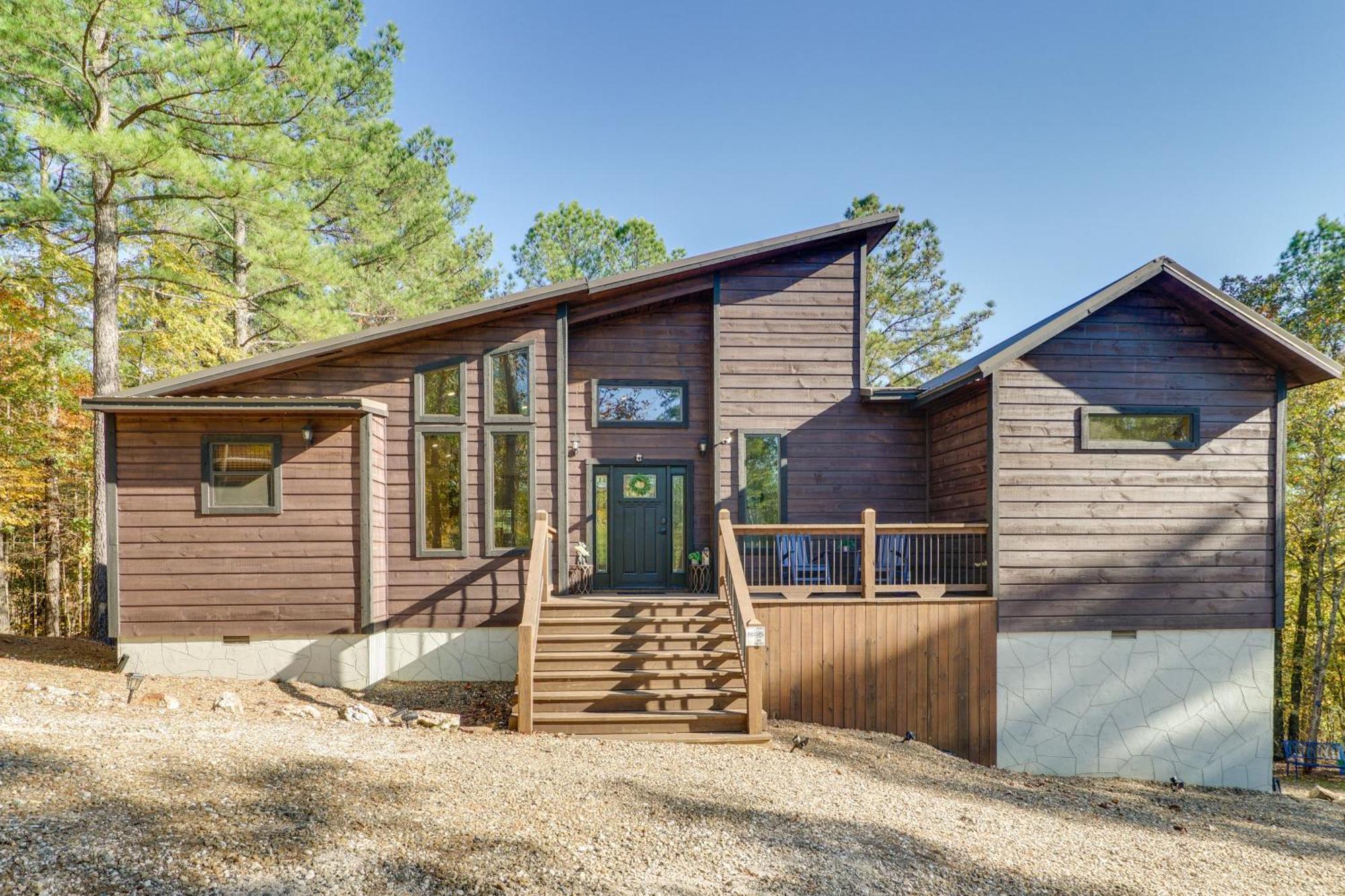 Broken Bow Family Cabin With Fireplace And Hot Tub! エクステリア 写真